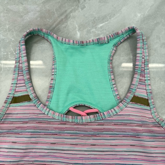 Women’s Lululemon Sweaty Or Not Sports Bra II Strappy Reflective Size 4 - Picture 5 of 16